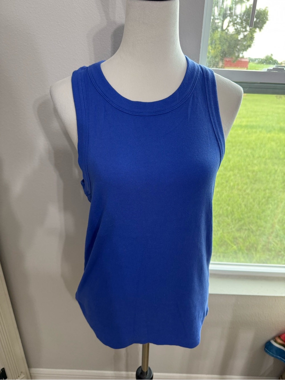 Banana Republic Royal Blue Ribbed Tank